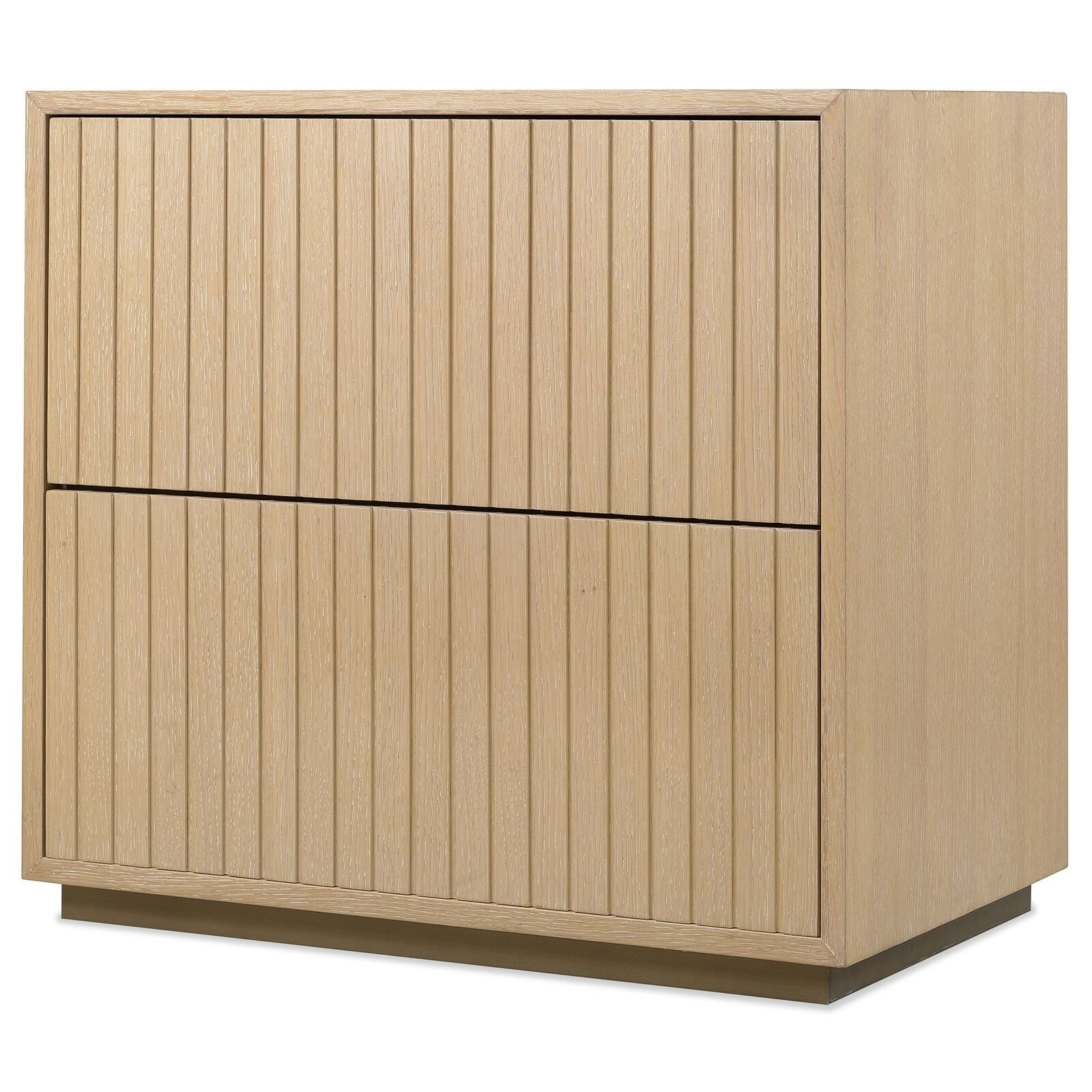 Academia Two Drawer Bedside Table Hooker