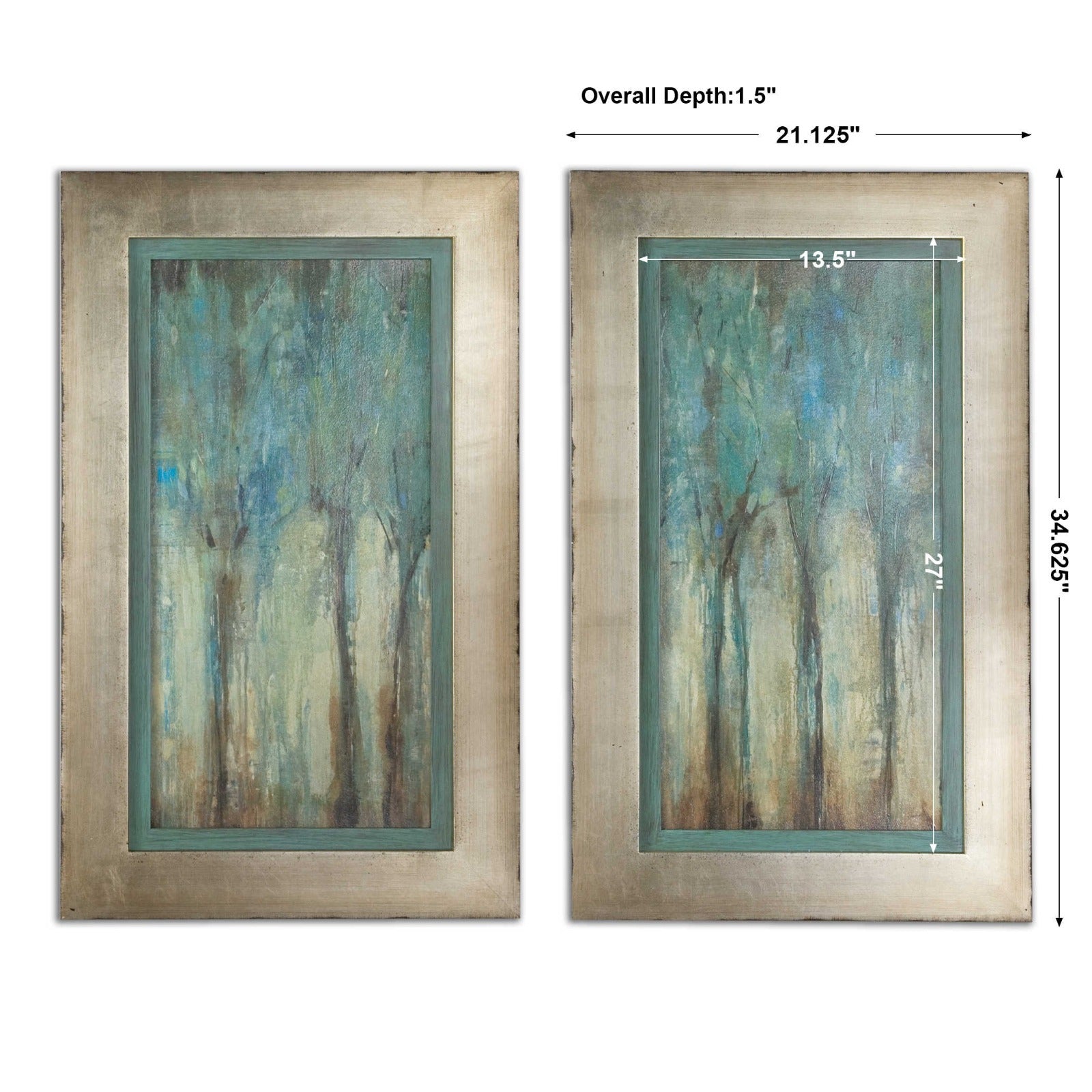 Whispering Wind Framed Art - Set of 2 by Uttermost