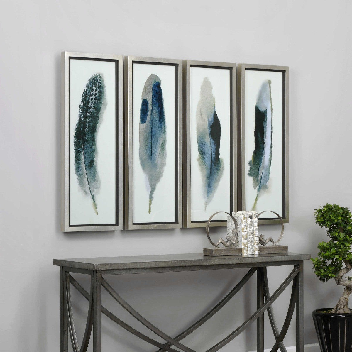 Feathered Beauty Prints - Set of 4 by Uttermost