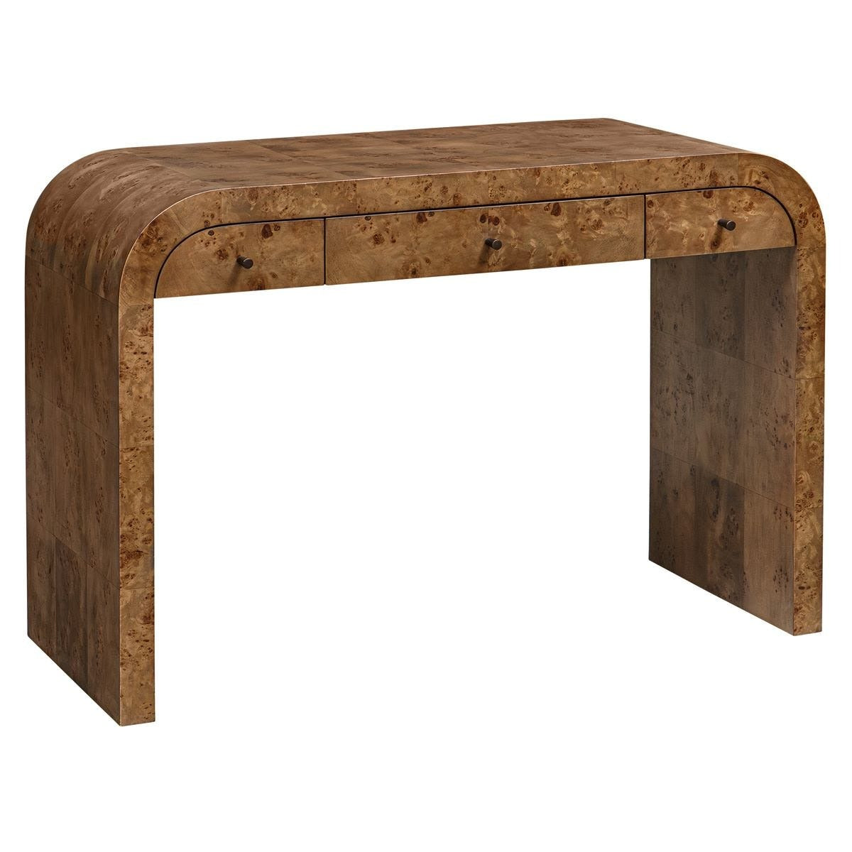 Rocco Mappa Burl Desk by Uttermost