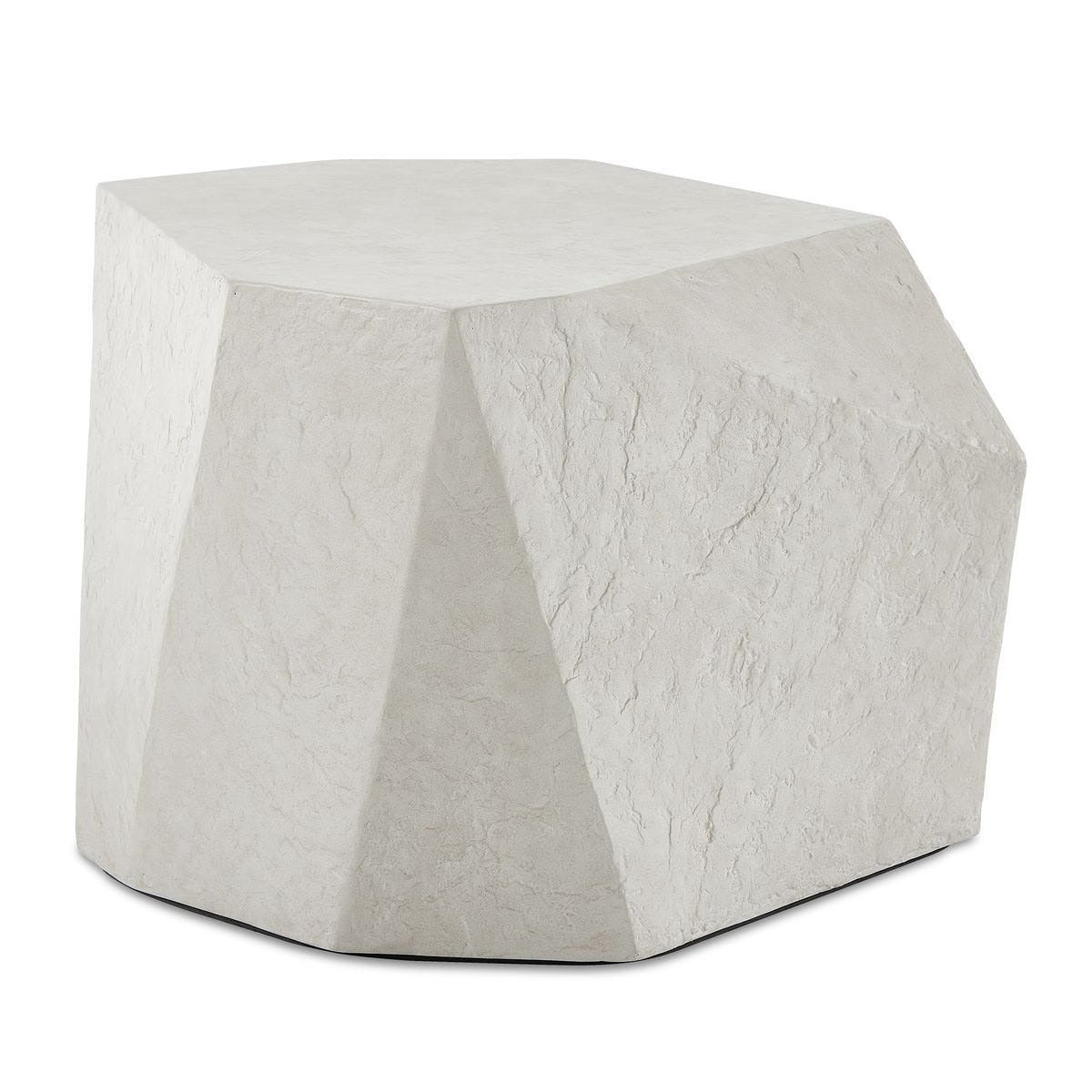 Parra Limestone Indoor/Outdoor Side Table by Uttermost