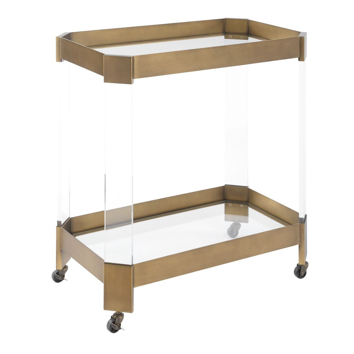 Giselle Bronze Bar Cart by Uttermost