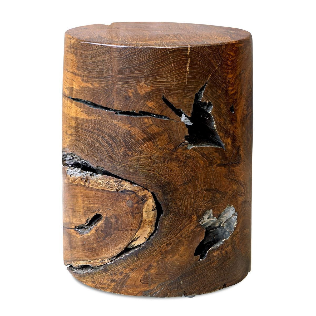 Rafe Wooden Accent Stool by Uttermost
