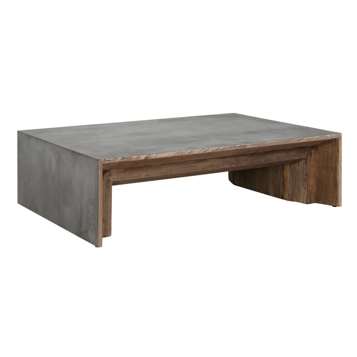 Vail Coffee Table in Grey Elm by Uttermost