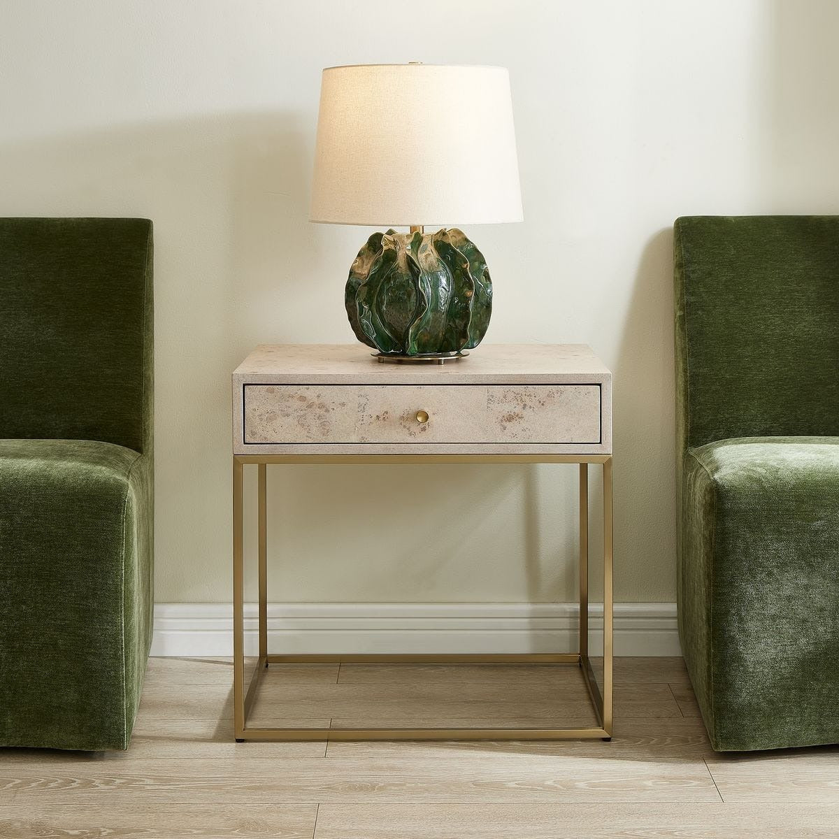Pembrook Light Washed Side Table by Uttermost