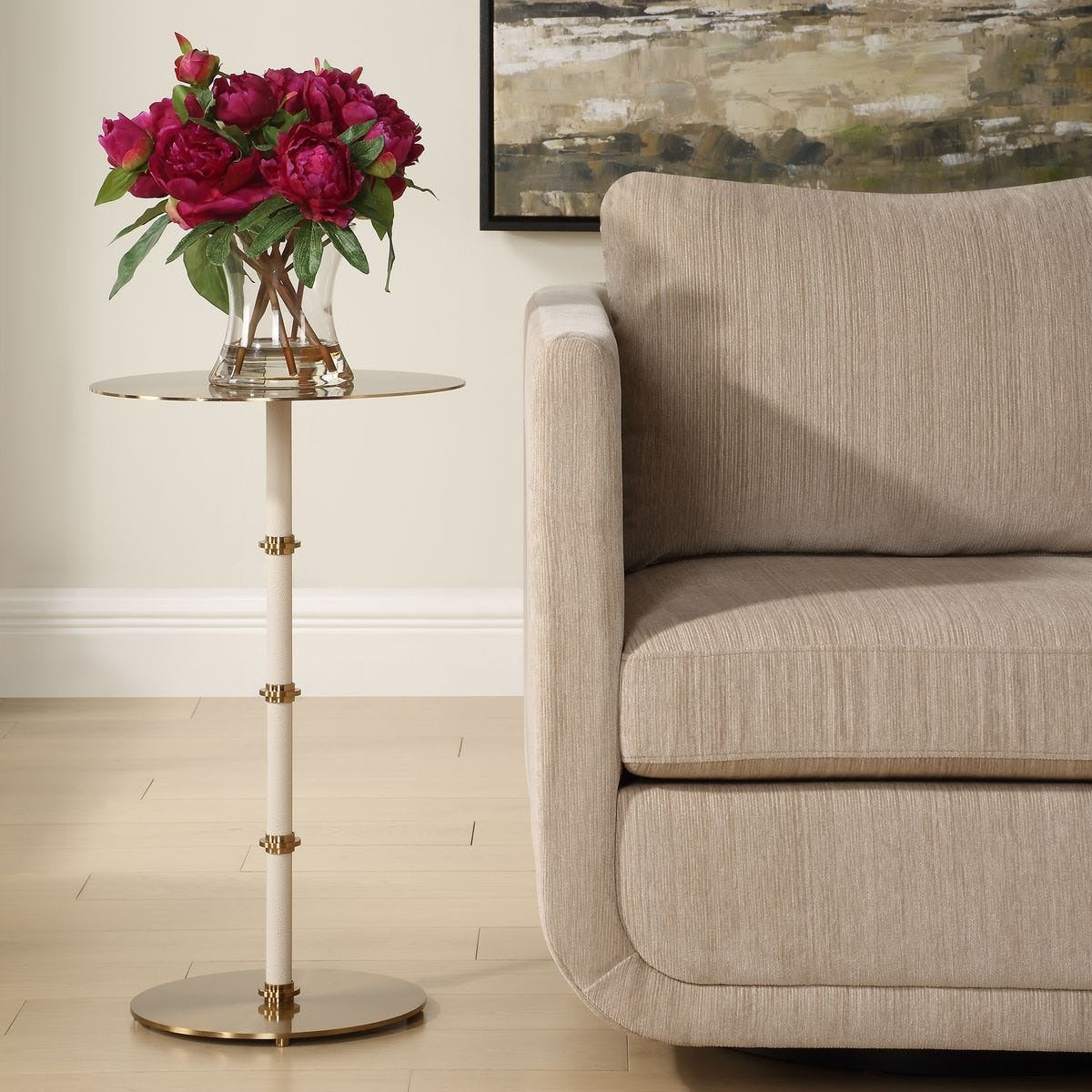 Cyprus Brass Accent Table by Uttermost