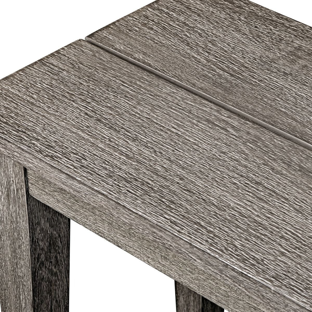 Forsyth Dark Gray Outdoor Bench by Uttermost