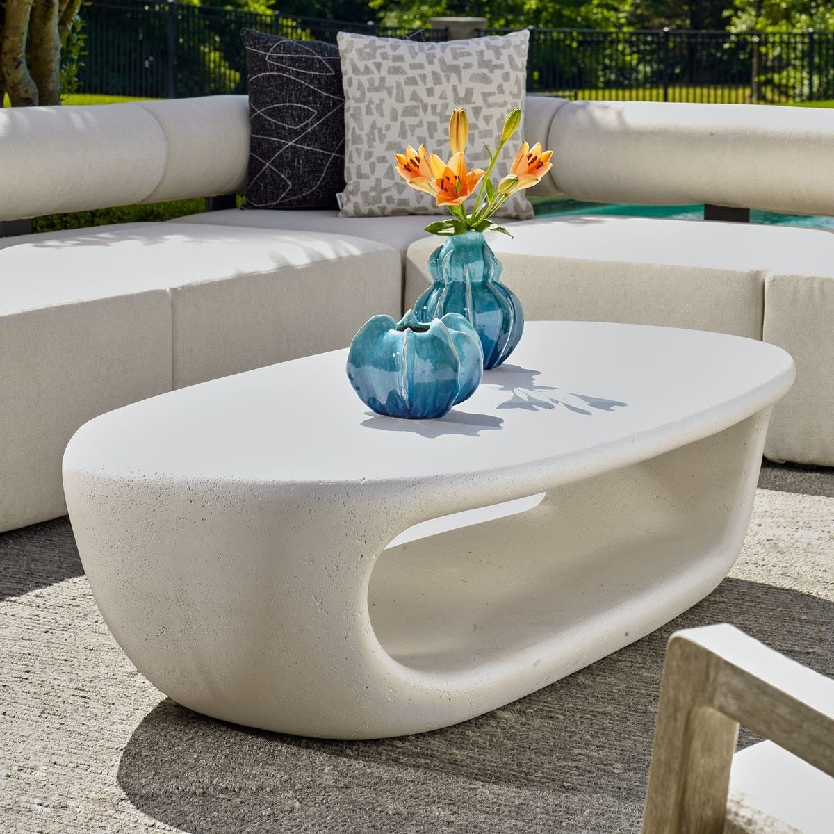 Leyton Outdoor Coffee Table by Uttermost