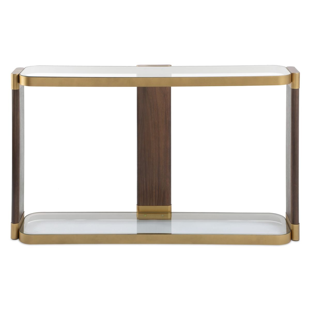 Ryles Glass Console Table by Uttermost