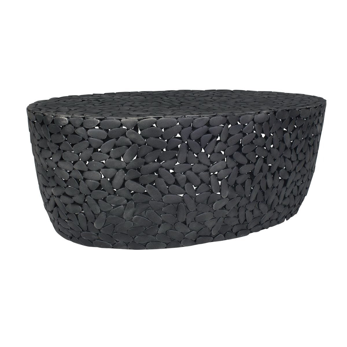 Rivington Outdoor Pebble Coffee Table by Uttermost