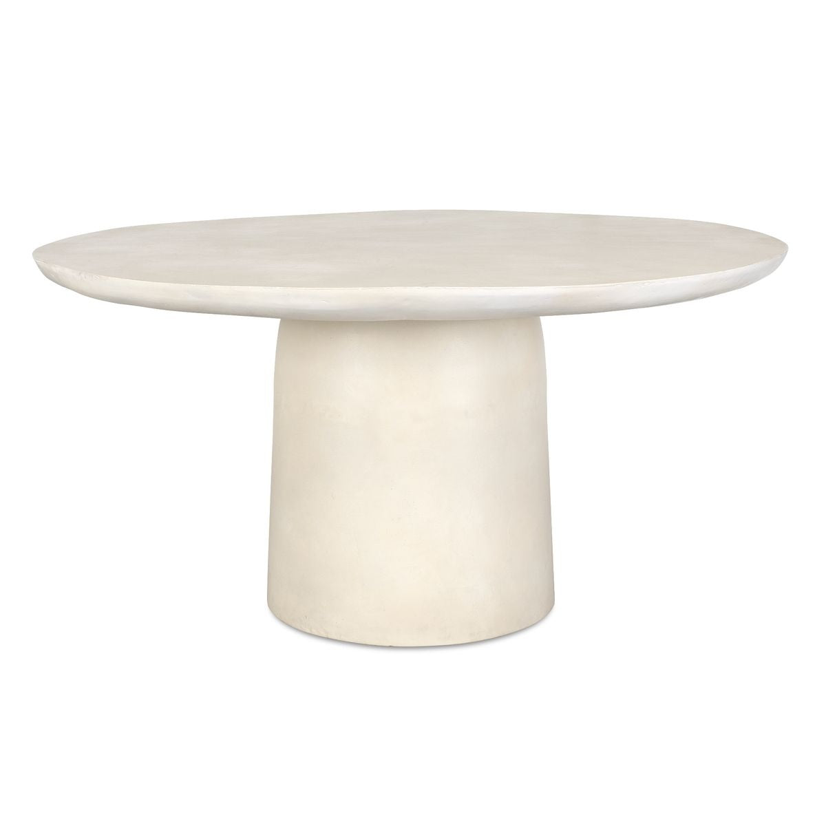 Madrone Indoor-Outdoor Dining Table in Warm White by Uttermost