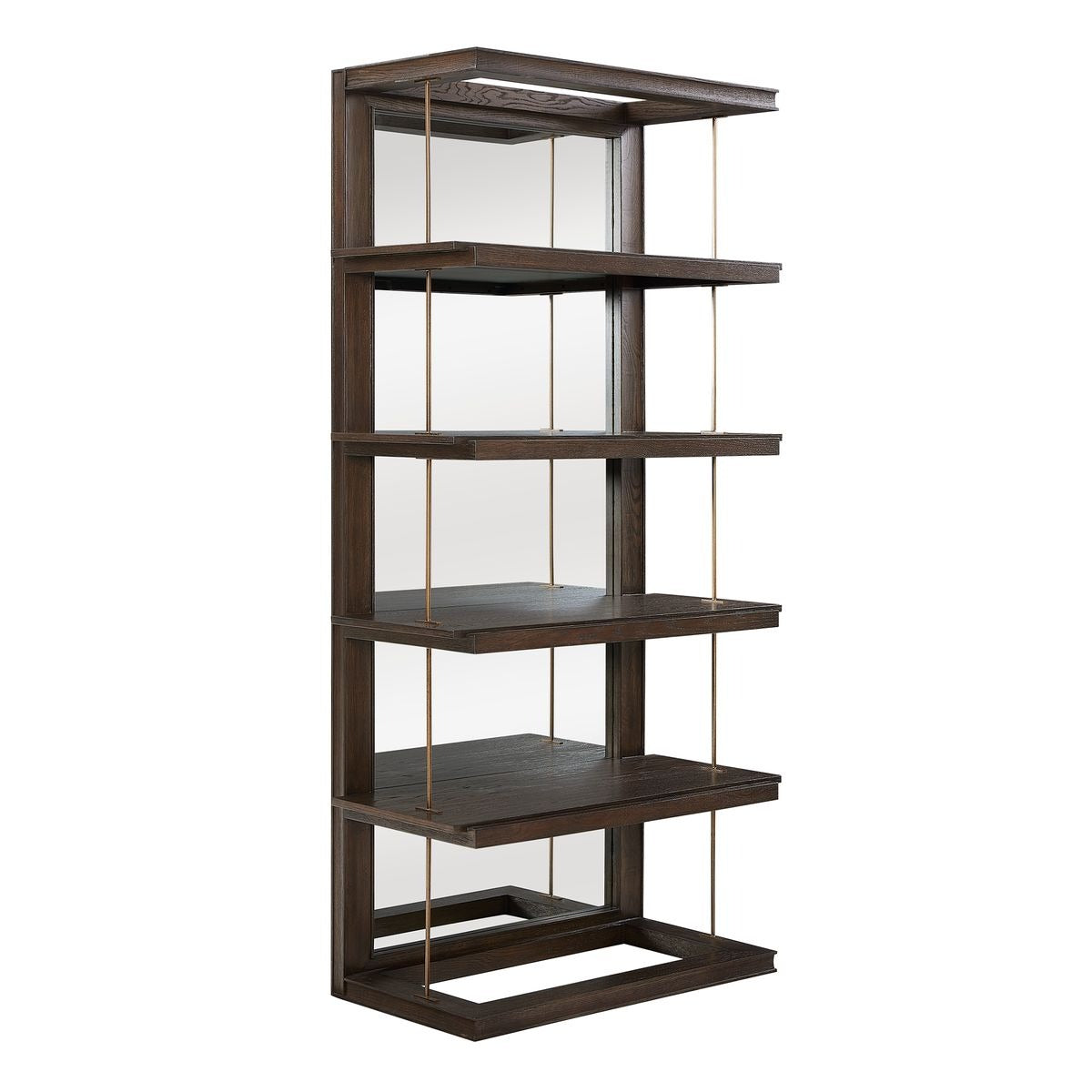 Kai Dark Walnut Etagere by Uttermost