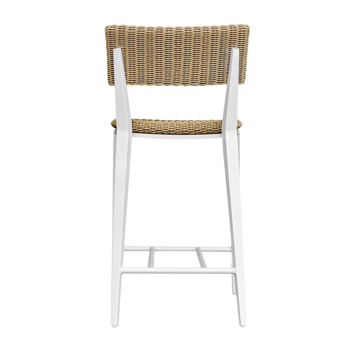 Calbas White Outdoor Counter Stool by Uttermost