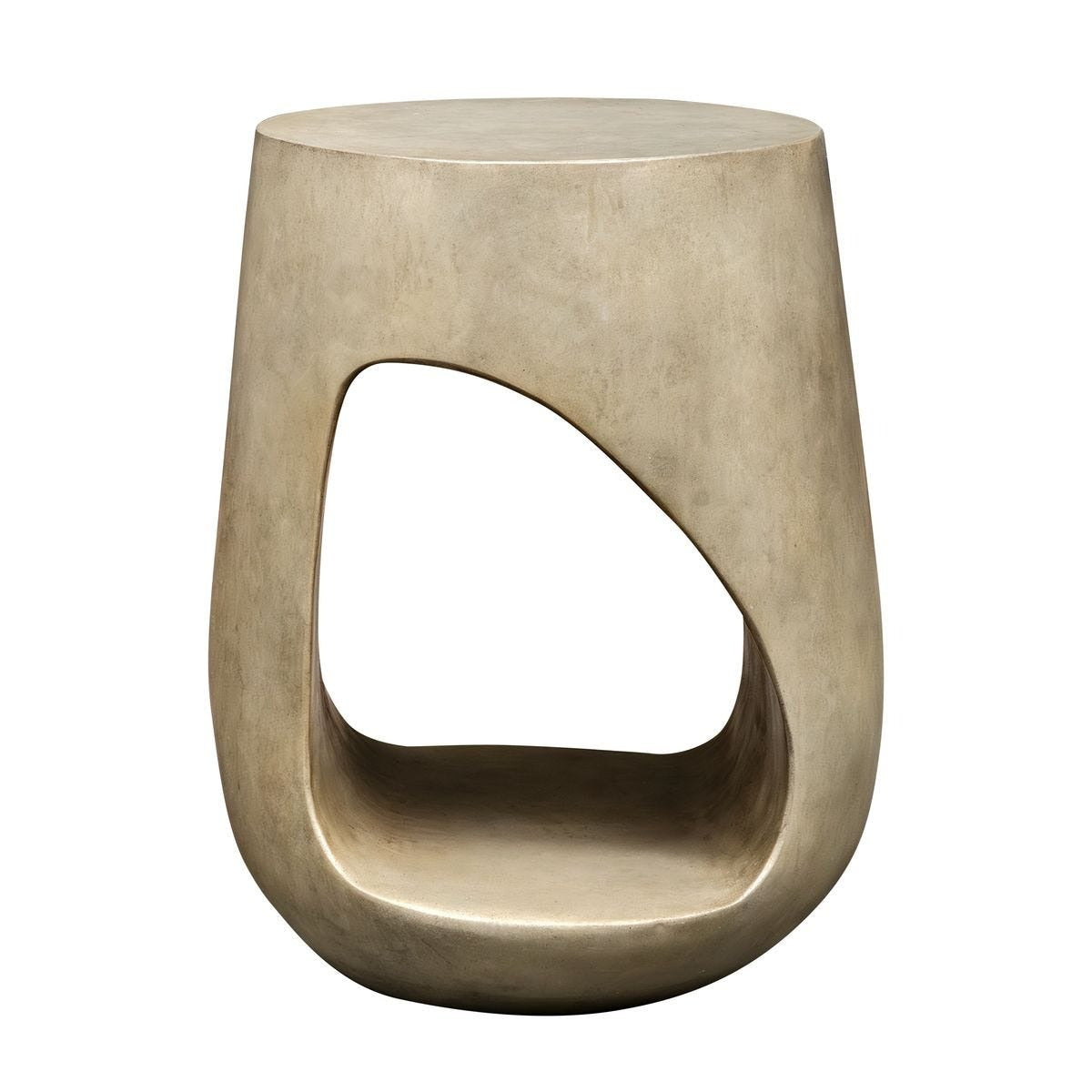 Lithos Indoor/Outdoor Accent Table in Grey by Uttermost