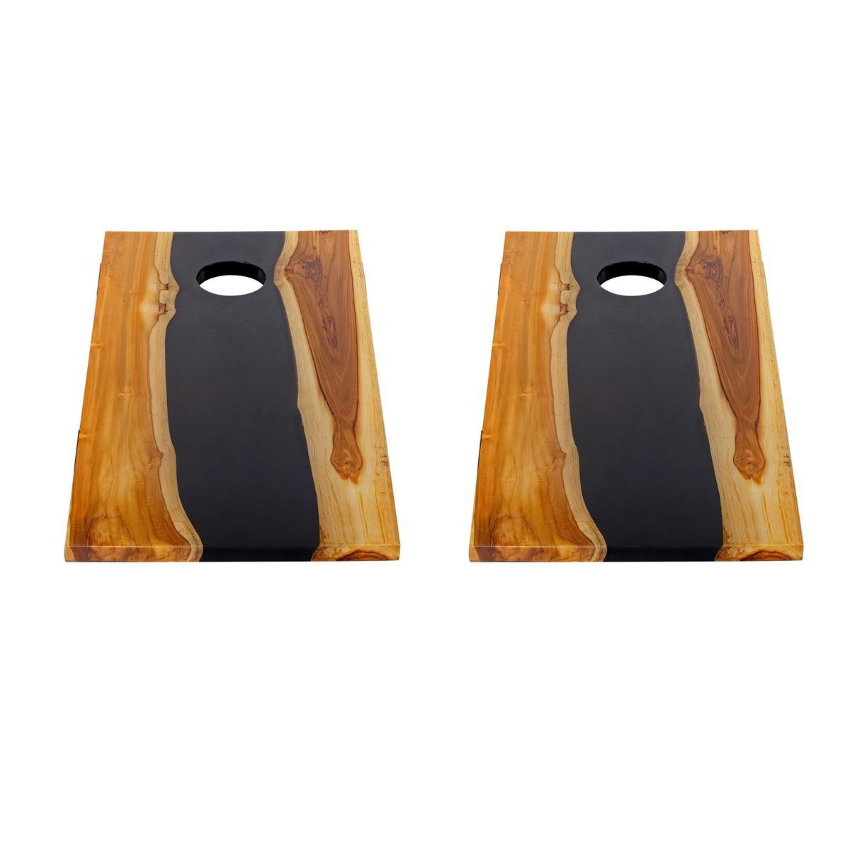 Clearwood Black Cornhole Game - Set of 2 by Uttermost