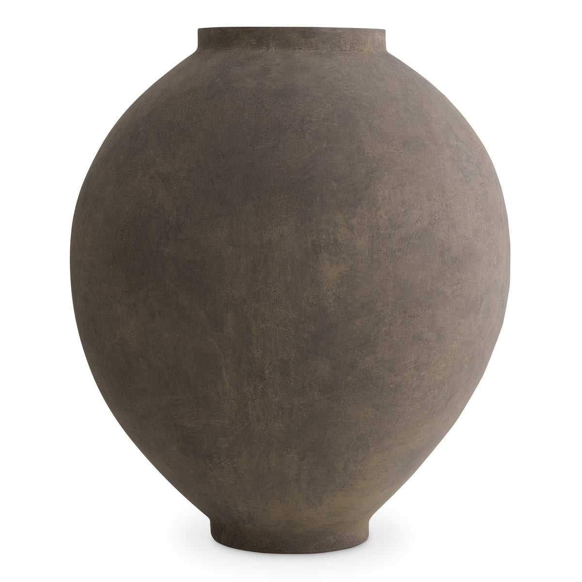 Vase Moon Jar Taupe Finish Medium Eichholtz