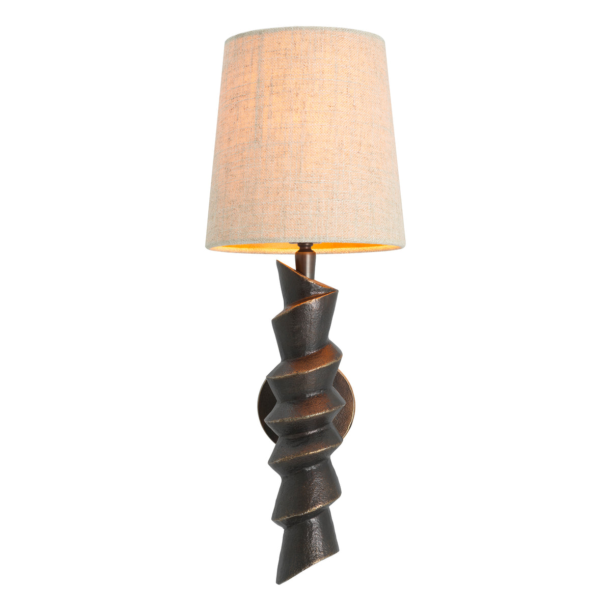 Wall Lamp Riverbank Bronze Highlight Finish Incl Shade Eichholtz