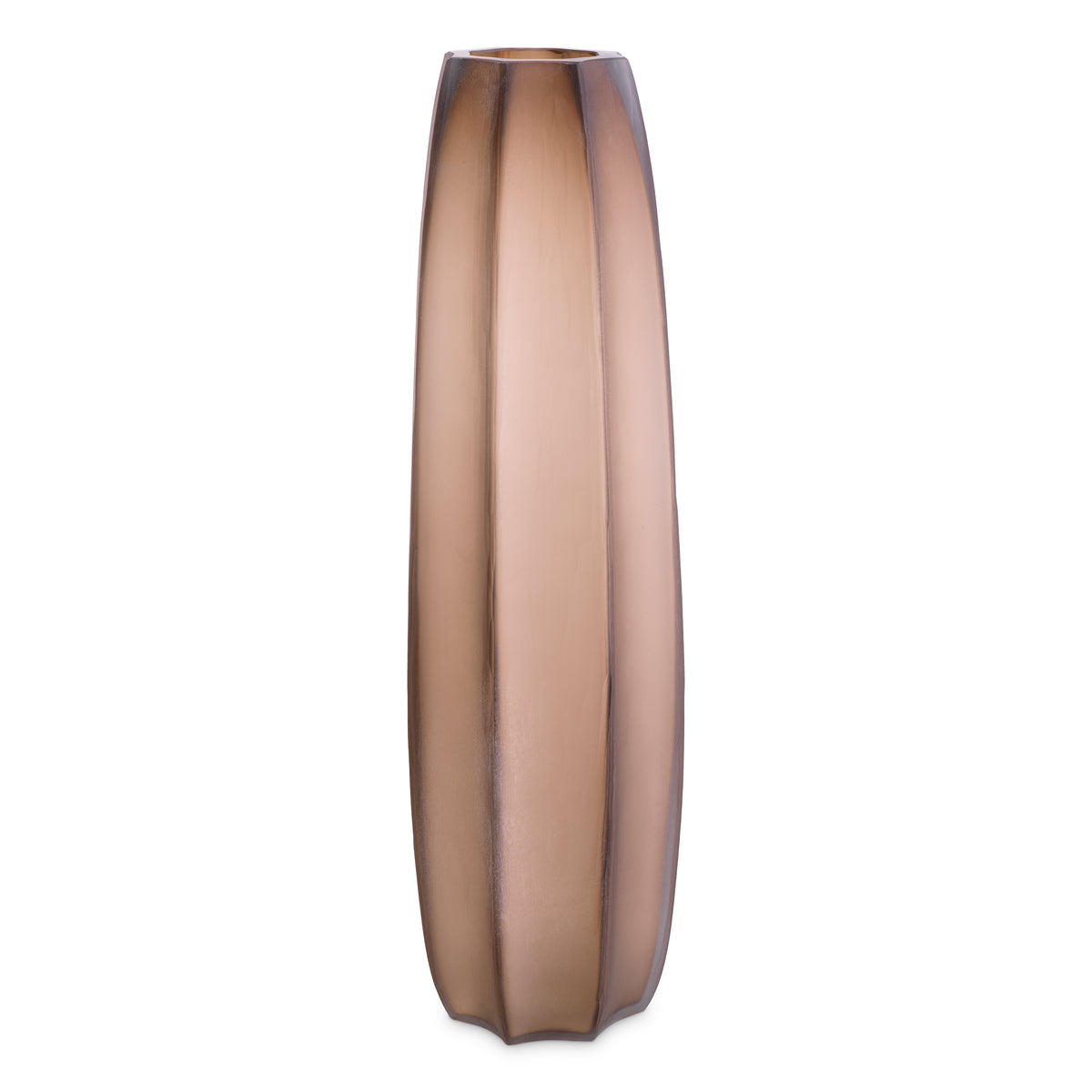 Vase Tiara Large Brown Glass Eichholtz