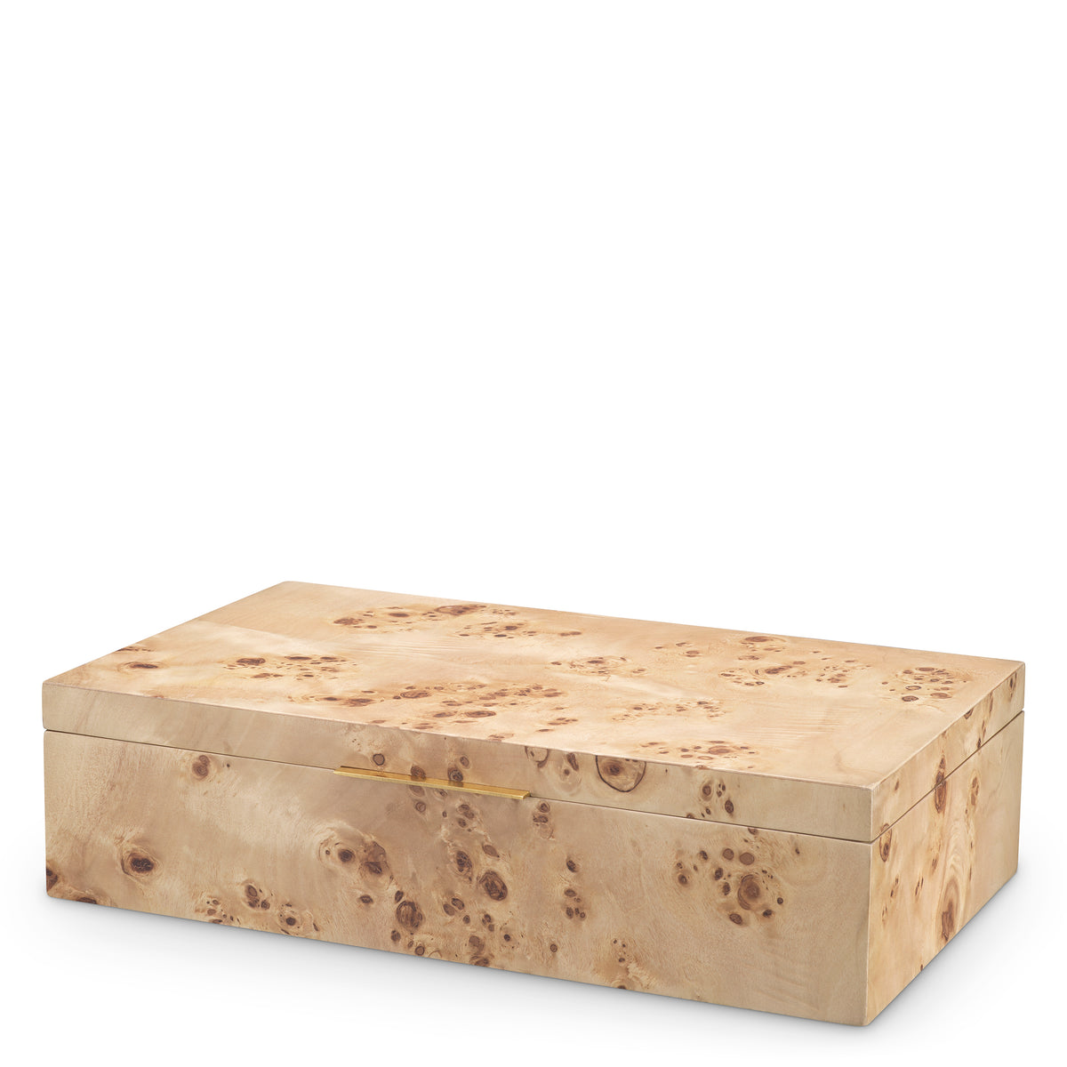 Box Faro Light Brown Mappa Burl Veneer Eichholtz