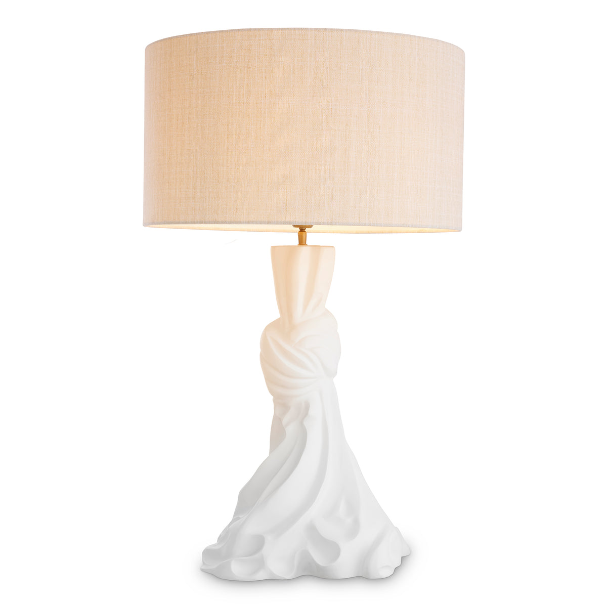 Table Lamp Banyan White Finish Incl Shade Eichholtz
