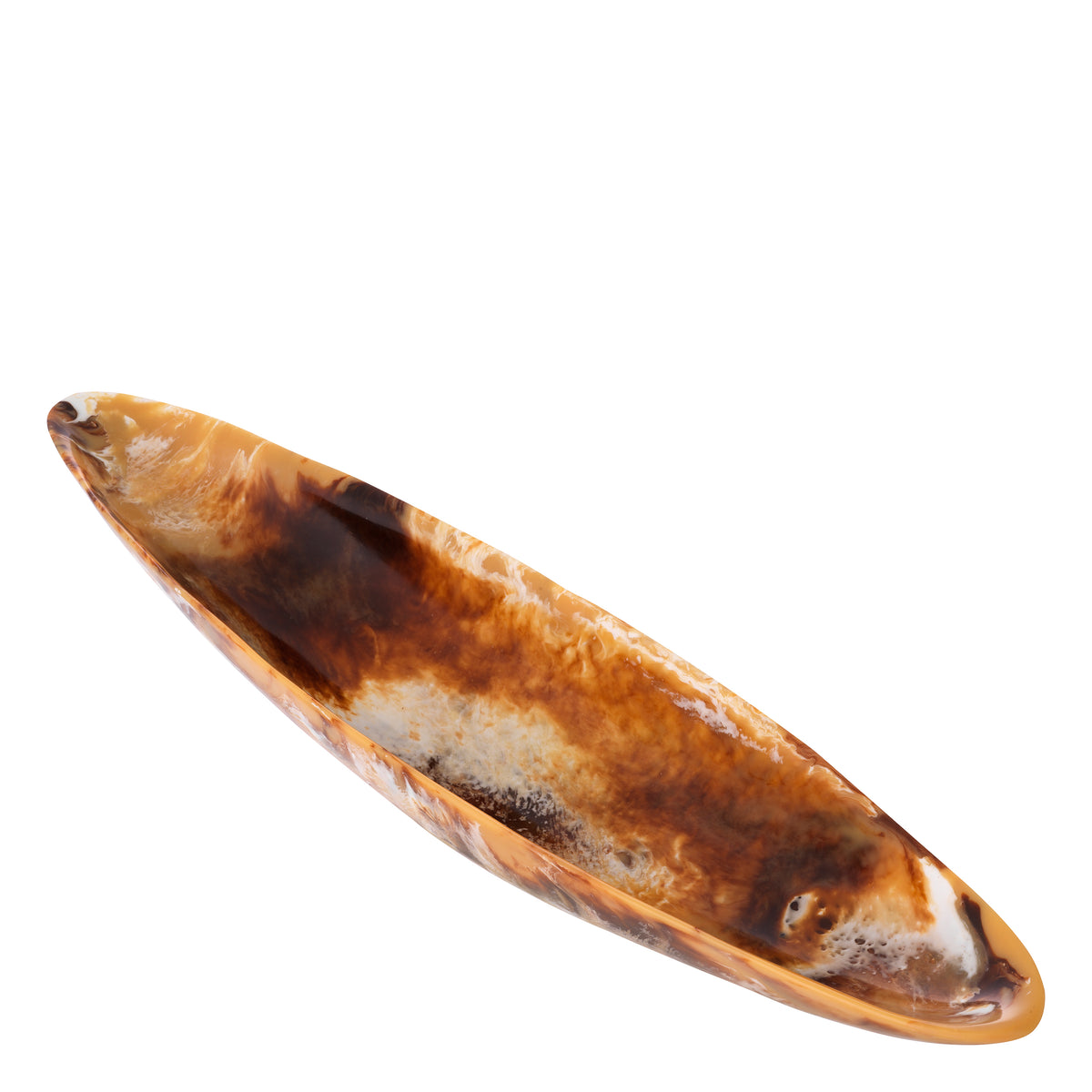 Bowl Mood Long Orange Swirl Eichholtz