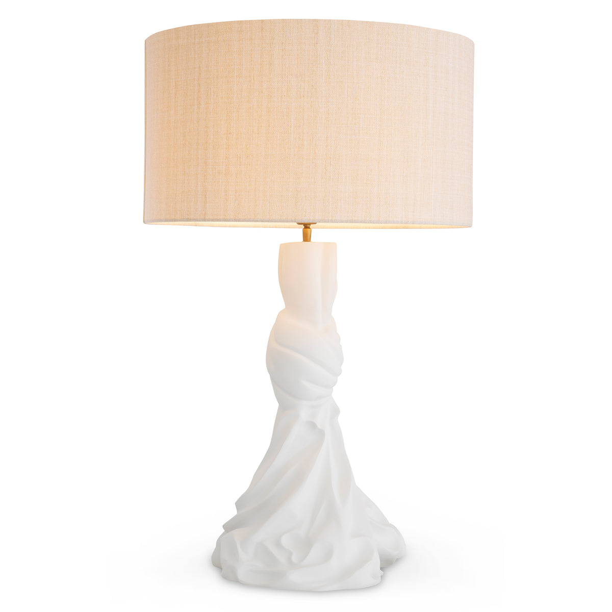 Table Lamp Banyan White Finish Incl Shade Eichholtz