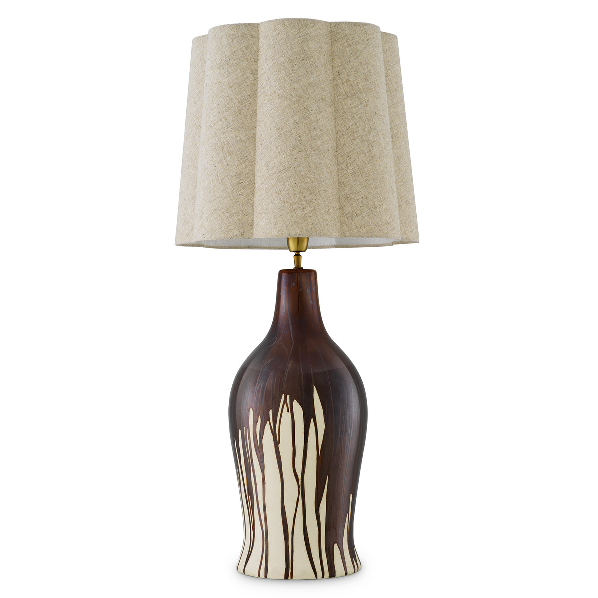 Table Lamp Beatriz Brown Finish Incl Shade Eichholtz