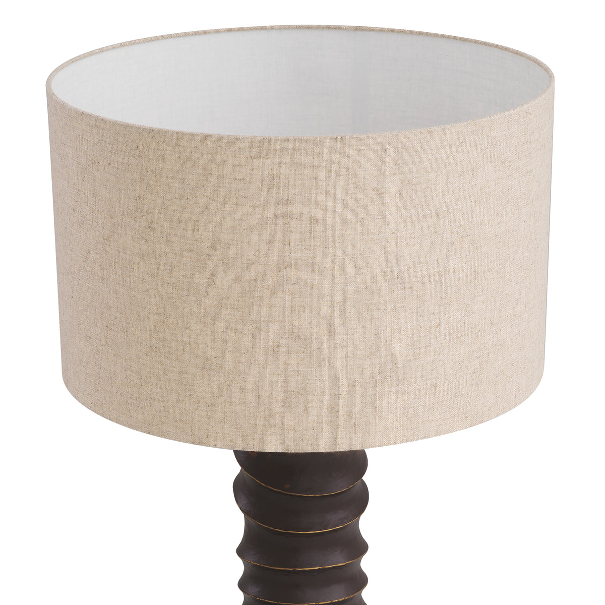 Table Lamp Gilardon Bronze Highlight Finish Incl Shade Eichholtz