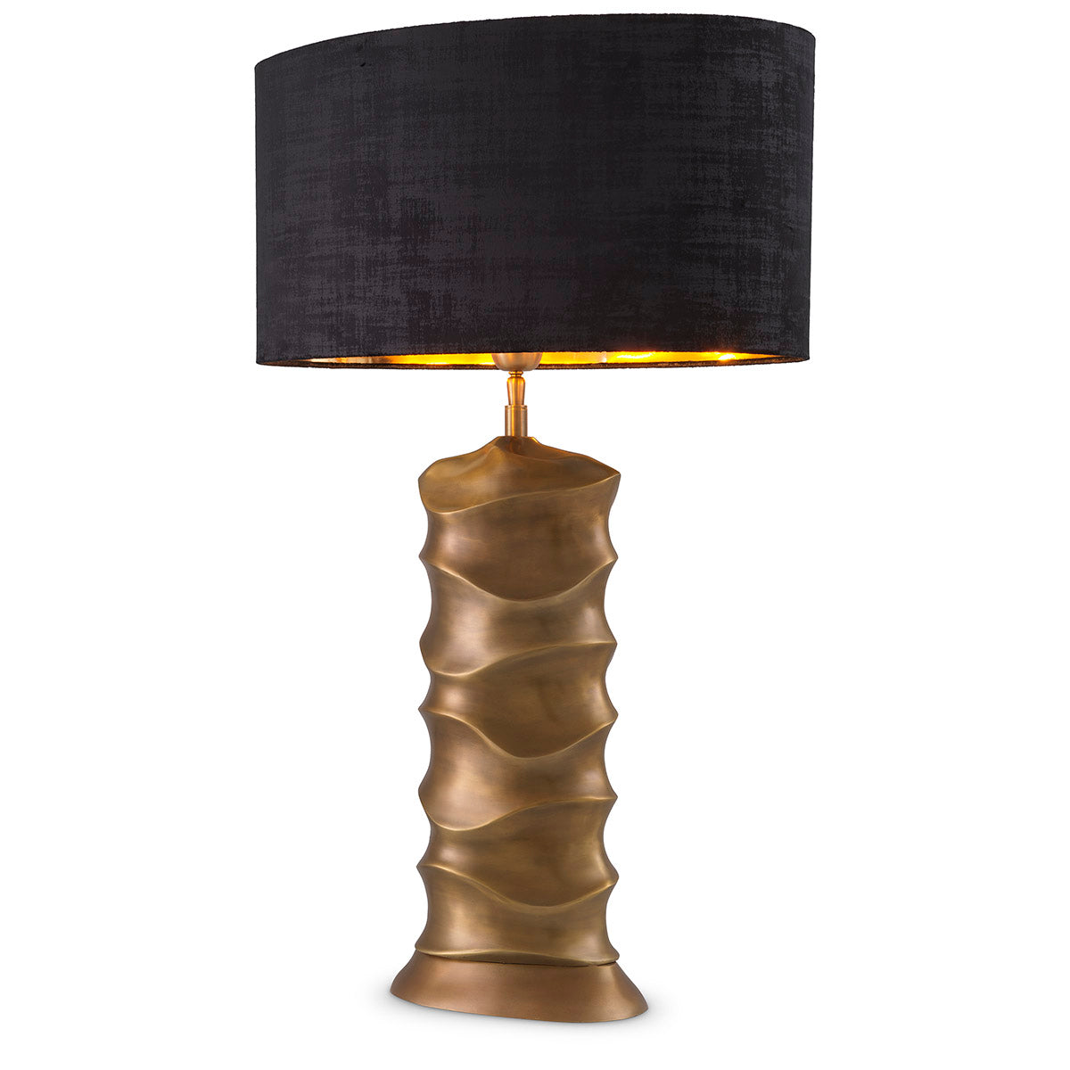 Table Lamp Rapho Vintage Brass Finish Incl Shade Eichholtz