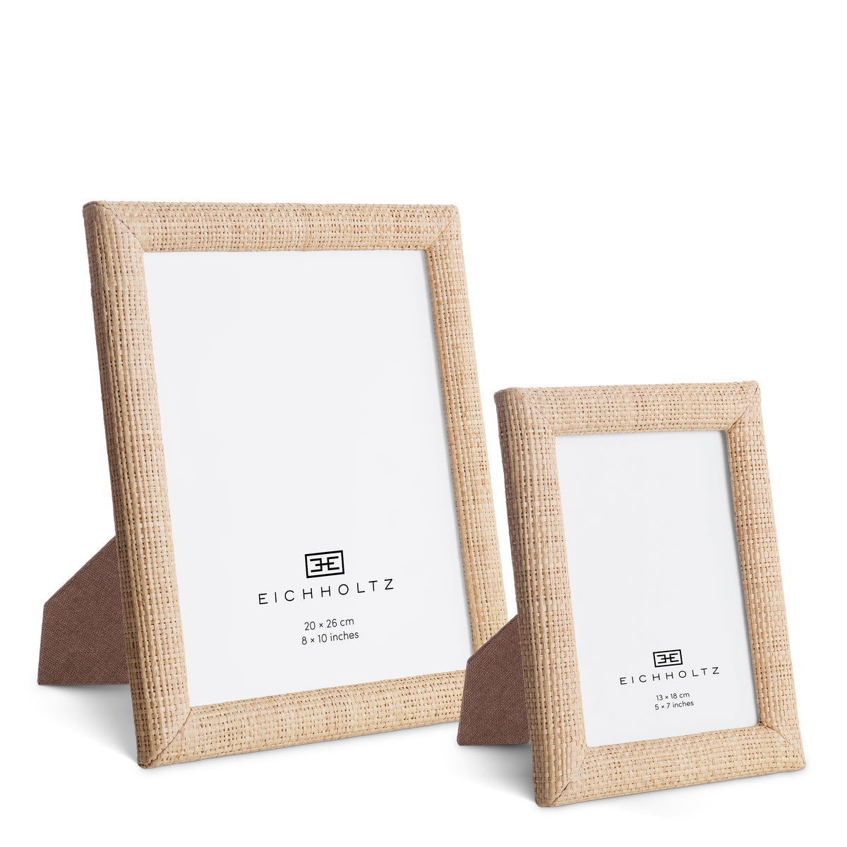 Picture Frame Pamplona Natural Raffia Finish Set Of 2 Eichholtz
