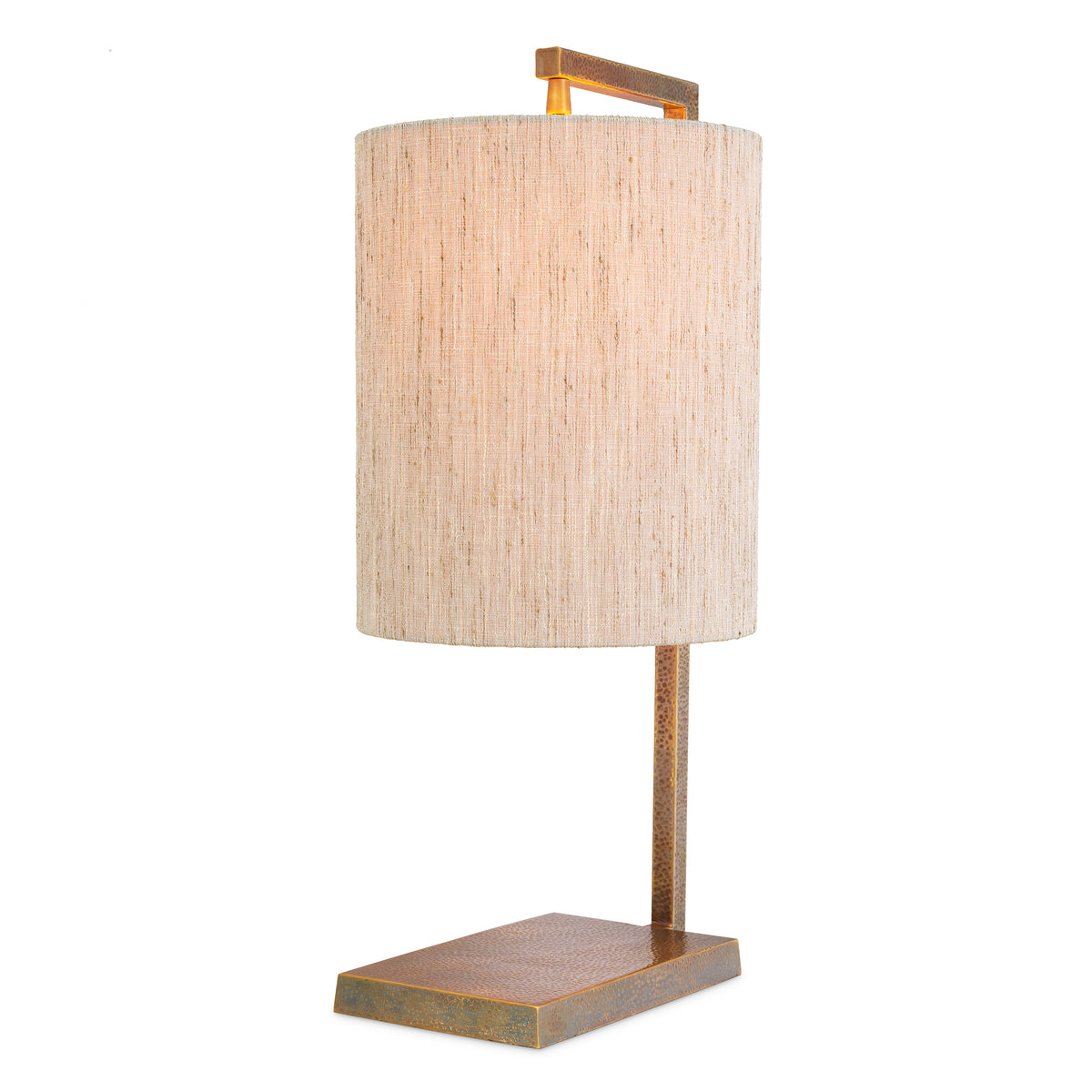 Table Lamp Volturno Vintage Brass Finish Incl Shade Eichholtz