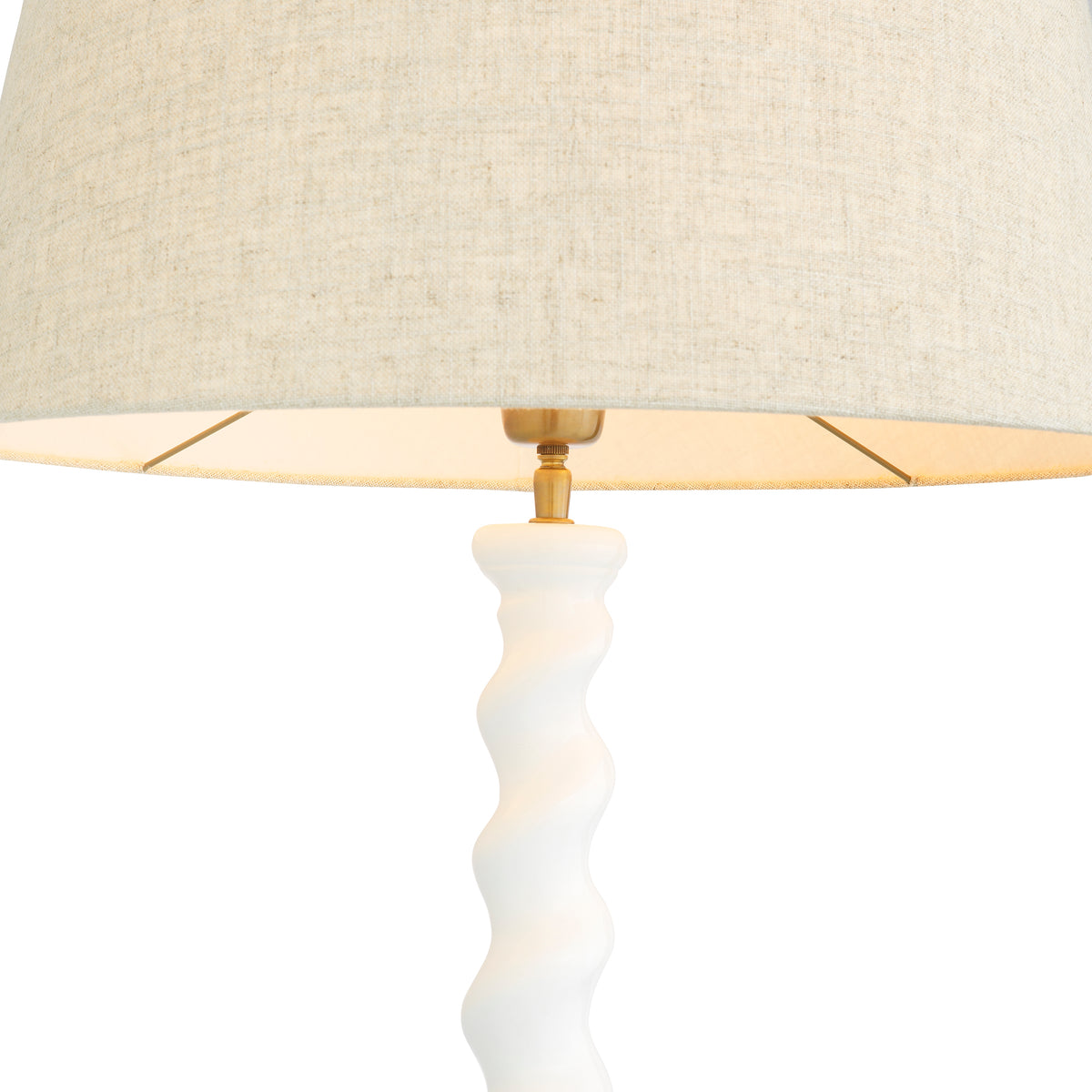 Floor Lamp Massimo Piano White Finish Incl Shade Eichholtz