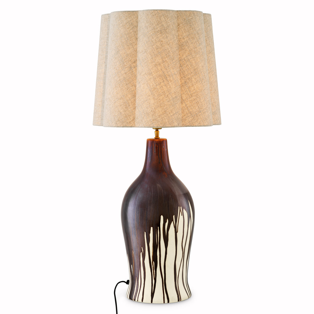 Table Lamp Beatriz Brown Finish Incl Shade Eichholtz