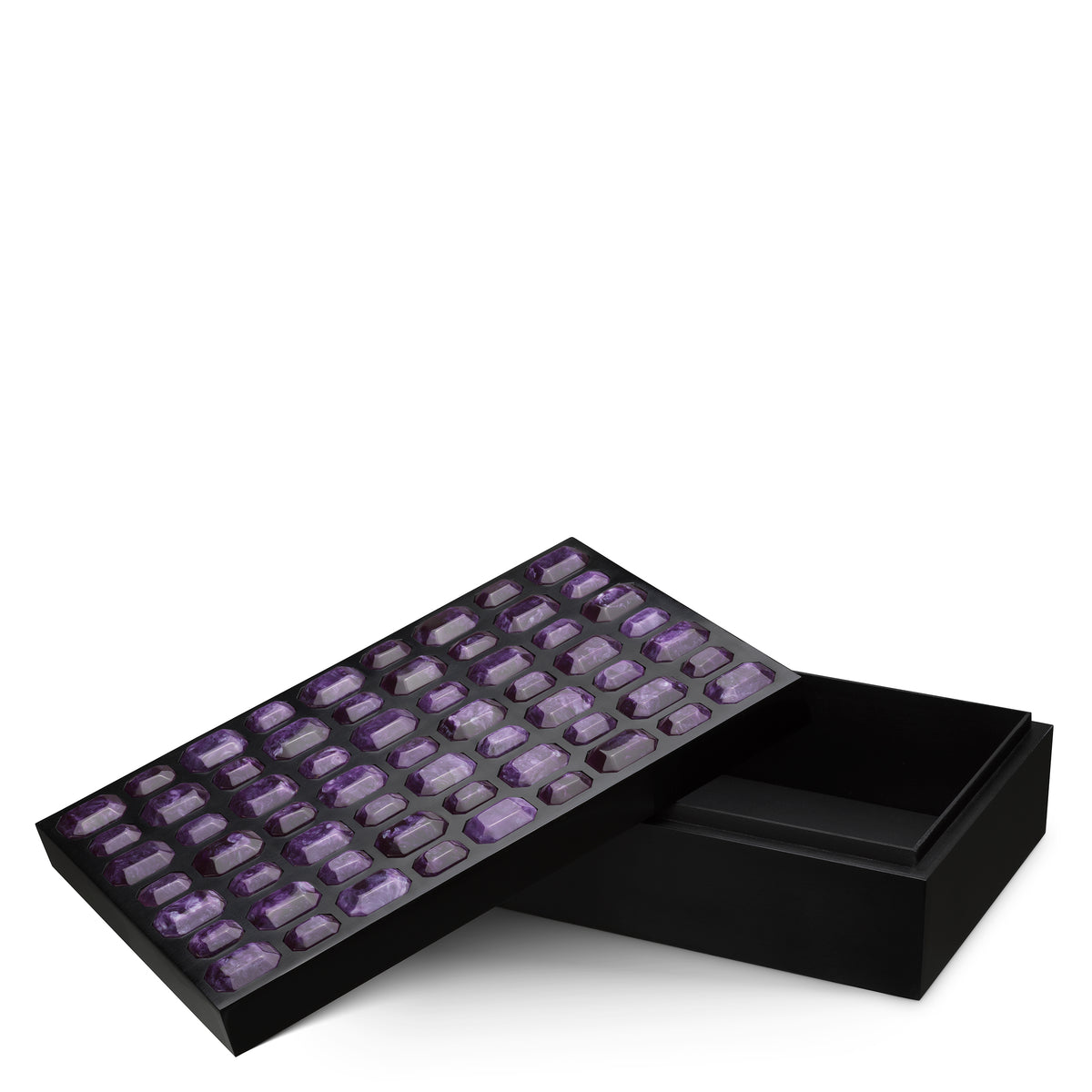 Box Lucida Large Faux Amethyst Eichholtz