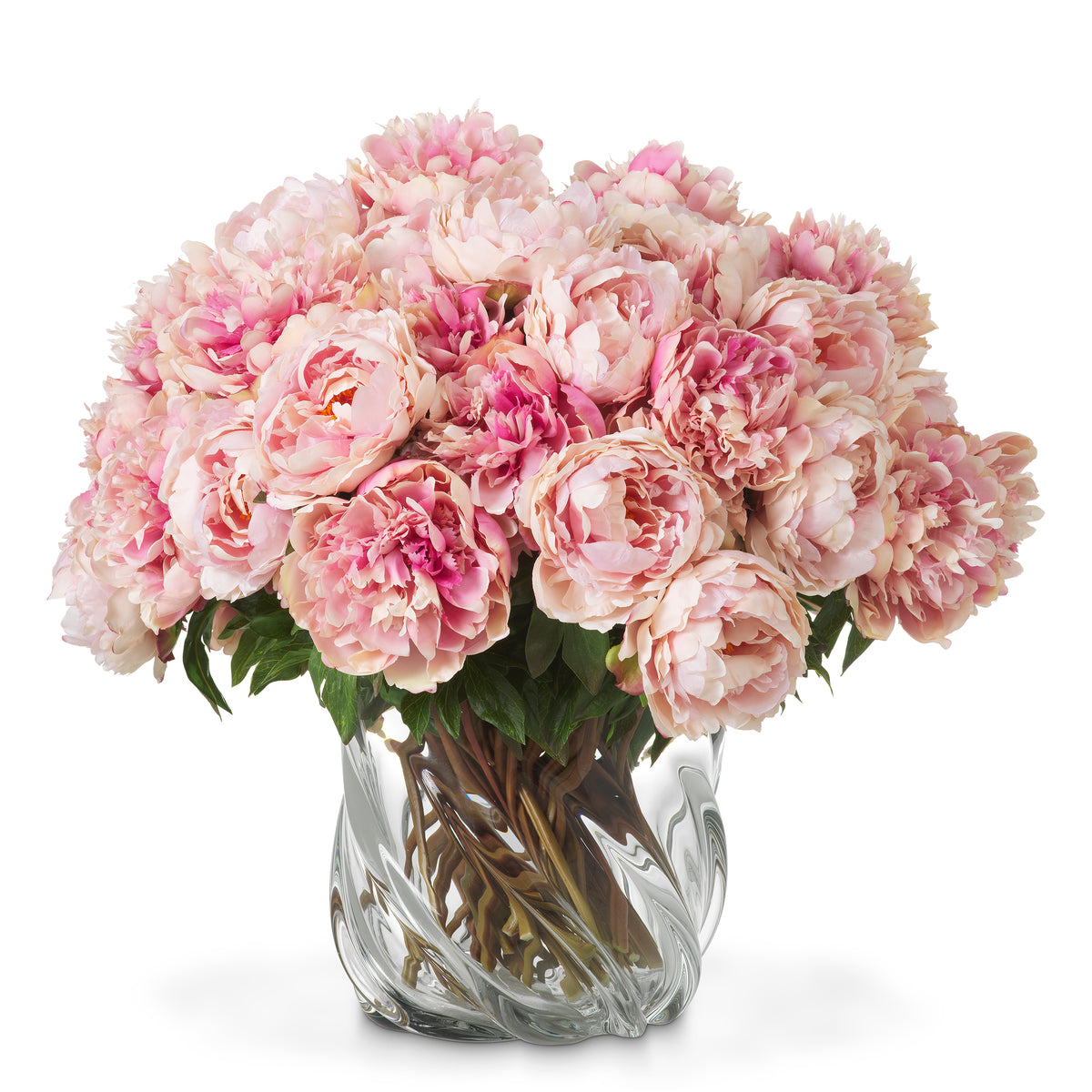 Bouquet Of Peonies Pink Tones Real Touch 48 Pieces / 2 Varieties Eichholtz
