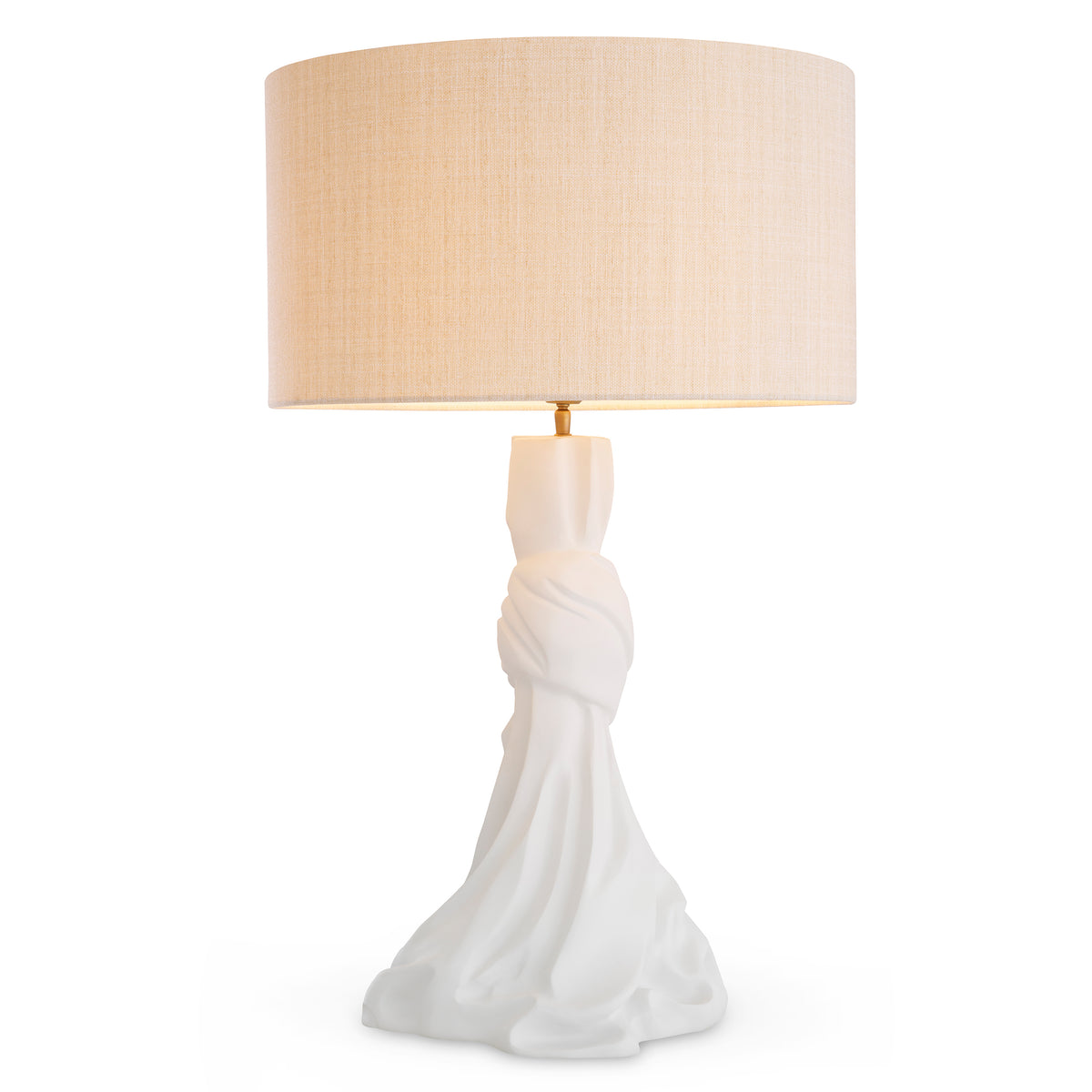 Table Lamp Banyan White Finish Incl Shade Eichholtz