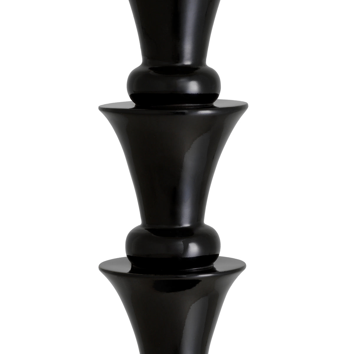 Floor Lamp Arabella Piano Black Finish Incl Shade Eichholtz