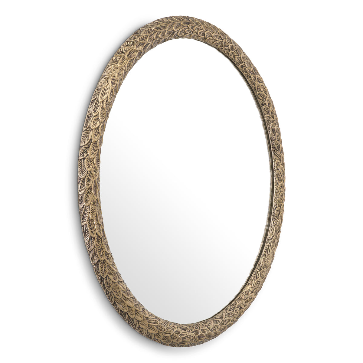 Mirror Soave Antique Brass Finish Eichholtz