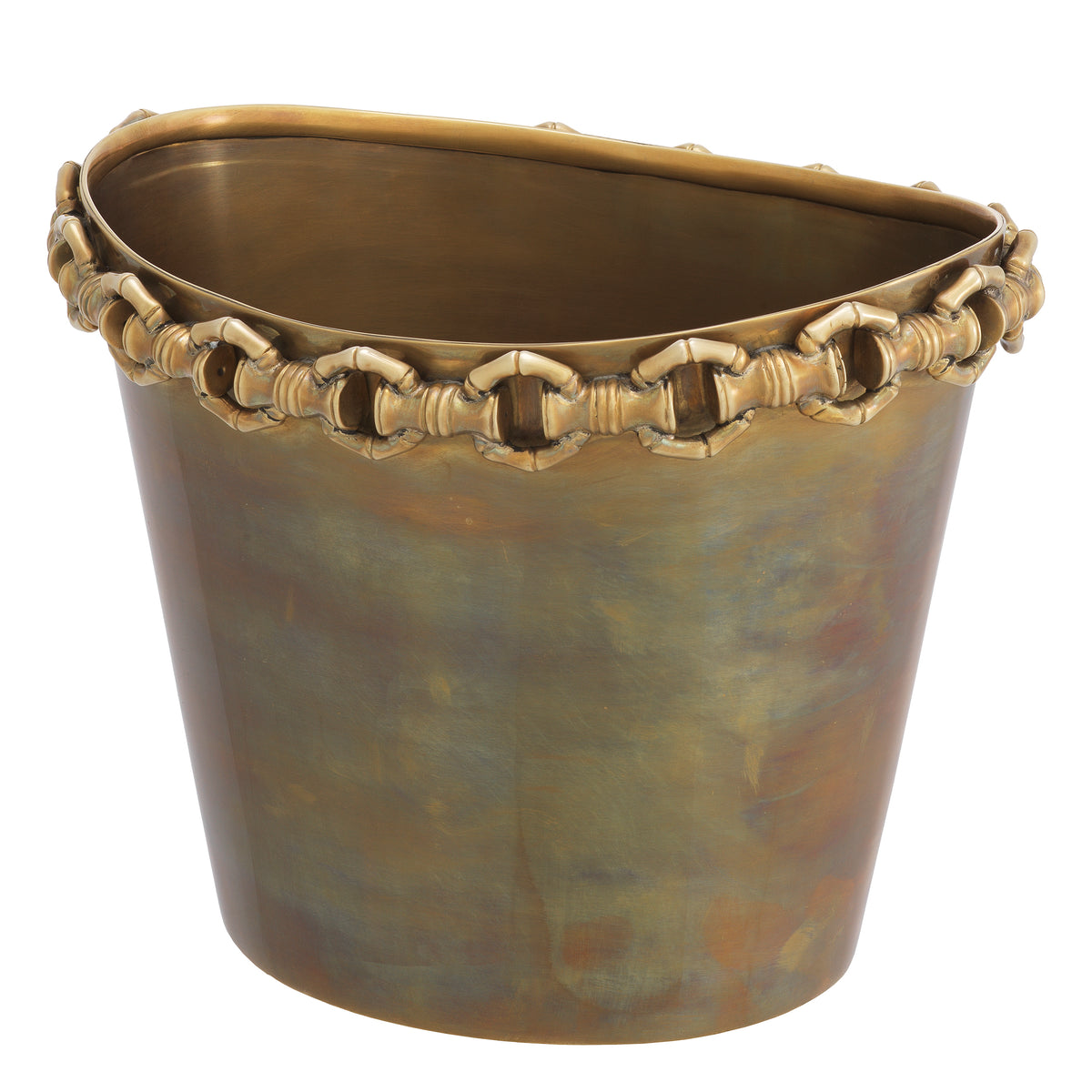Wine Cooler Clementine Vintage Brass Finish Eichholtz