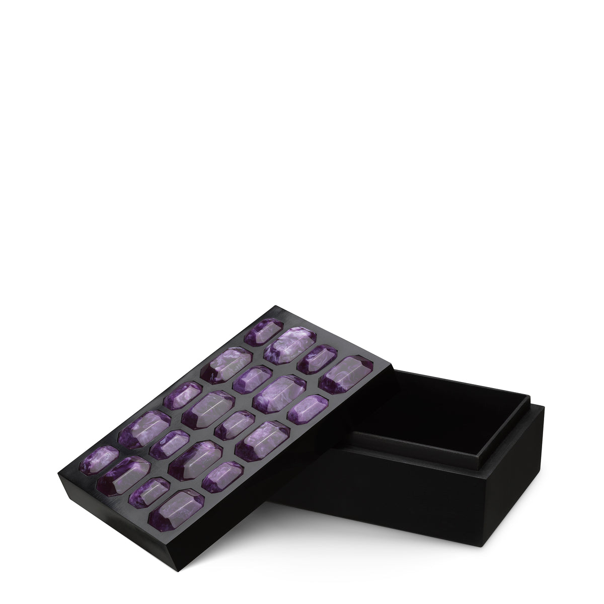 Box Lucida Small Faux Amethyst Eichholtz
