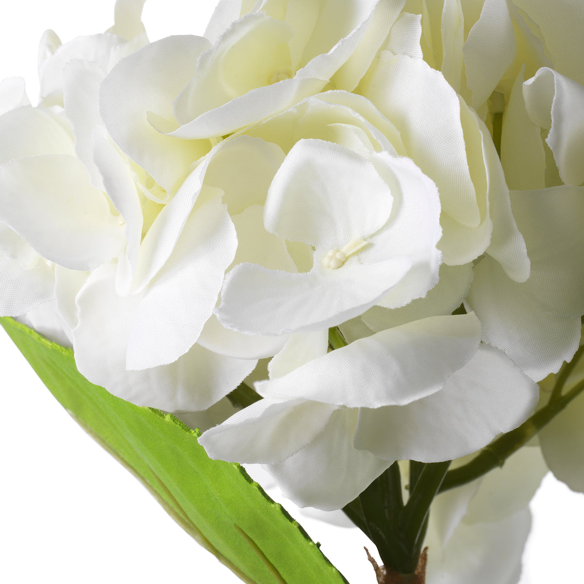 Bouquet Of Hydrangeas White Tones Real Touch 48 Pieces / 2 Varieties Eichholtz