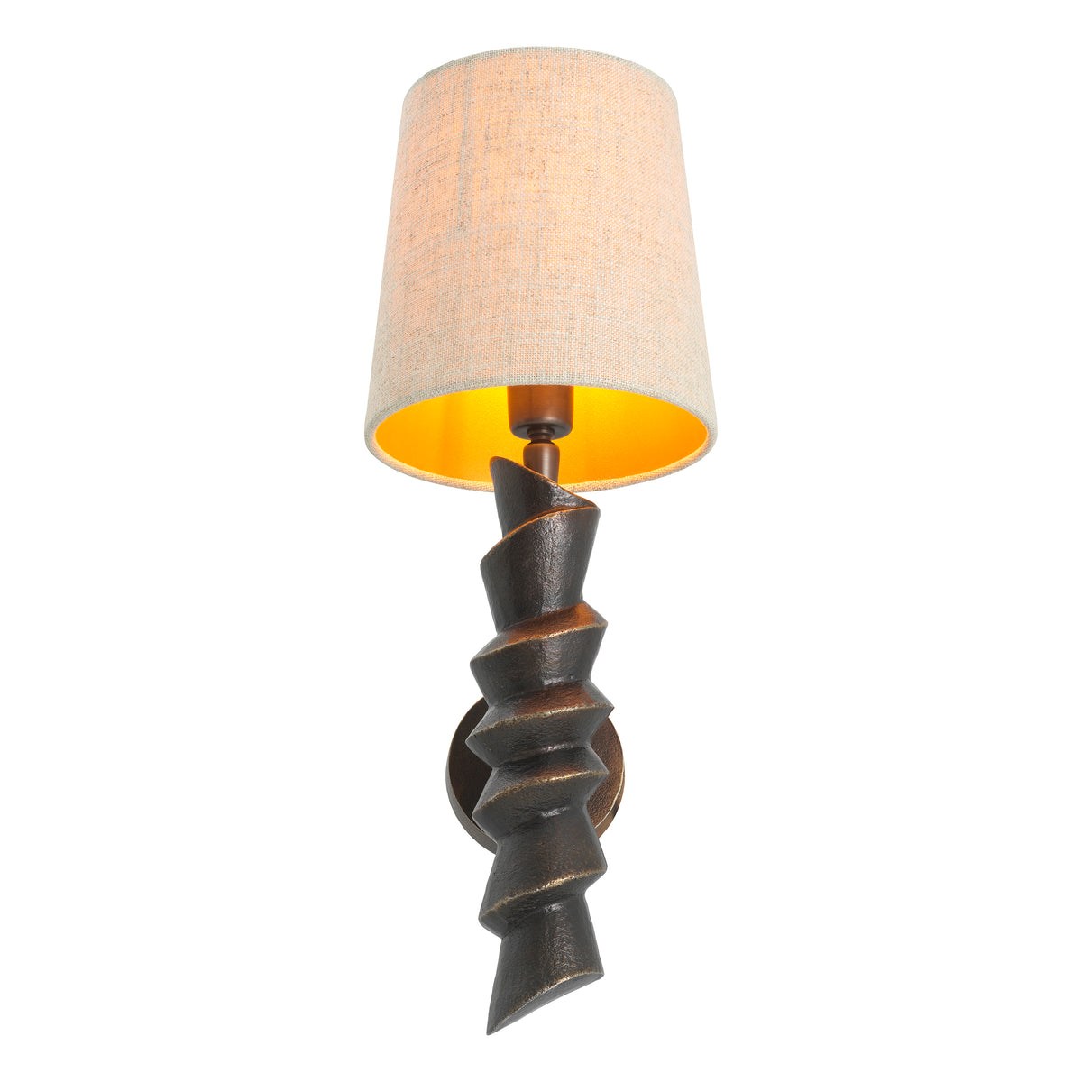 Wall Lamp Riverbank Bronze Highlight Finish Incl Shade Eichholtz