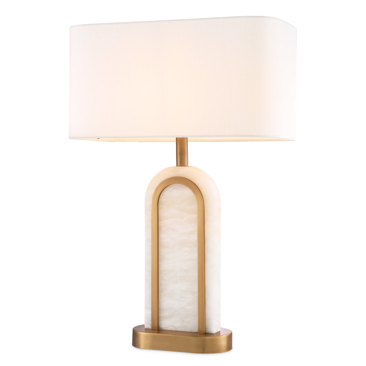 Table Lamp Palladio Alabaster Incl Shade Eichholtz