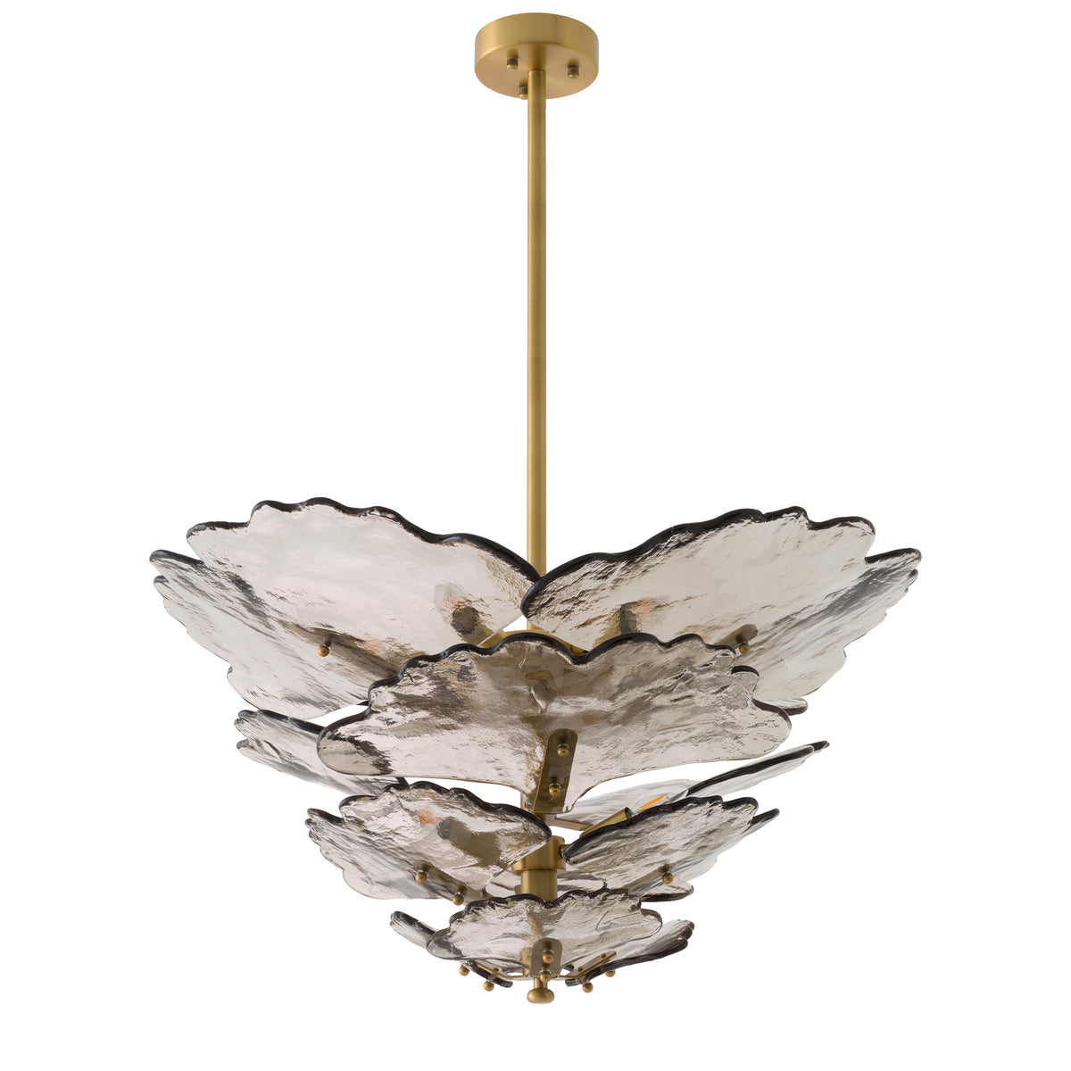 Chandelier Florina Smoke Glass Eichholtz