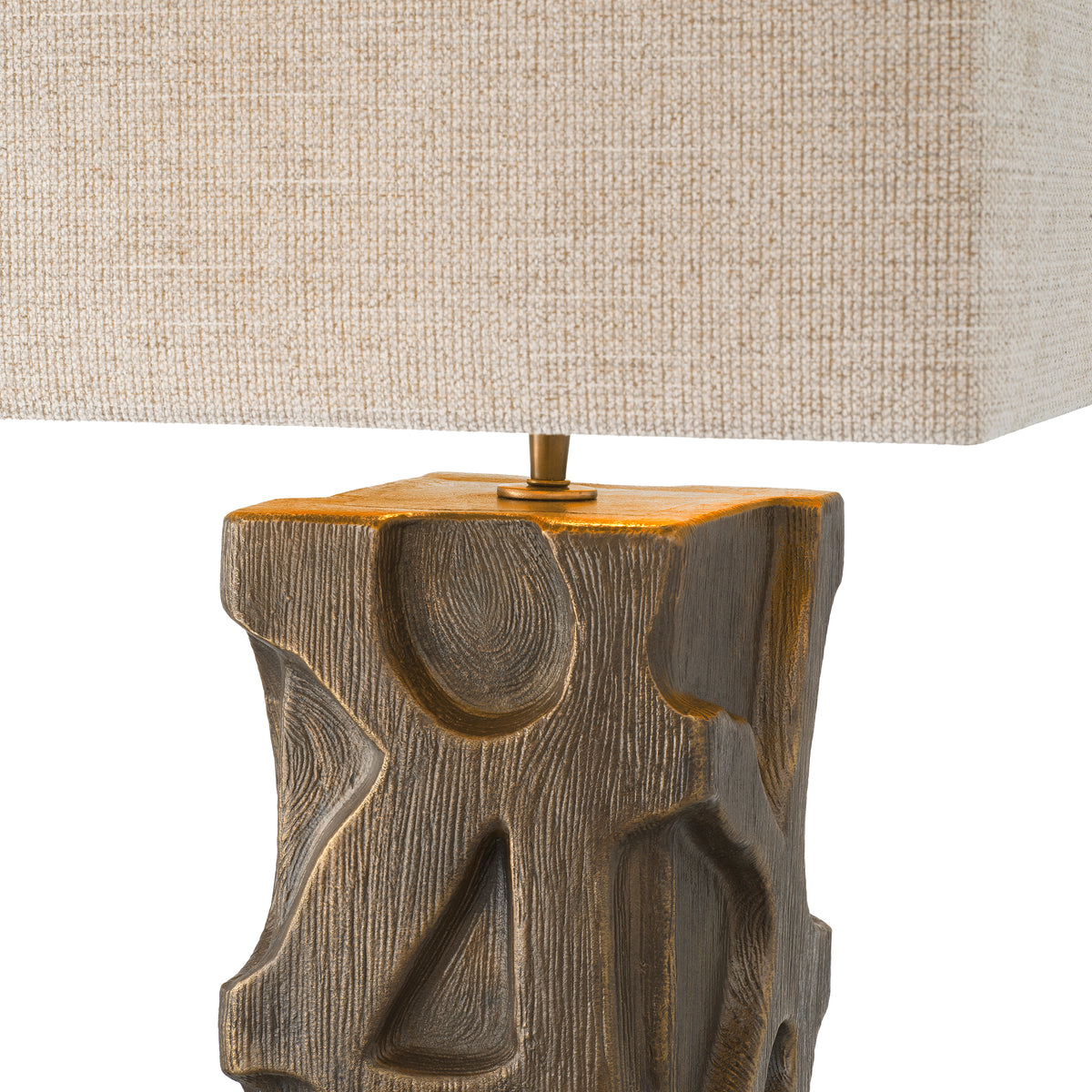 Table Lamp Enzo Vintage Brass Finish Incl Shade Eichholtz