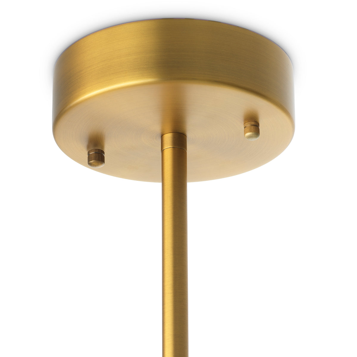 Pendant Trianon Antique Brass Finish White Glass Eichholtz