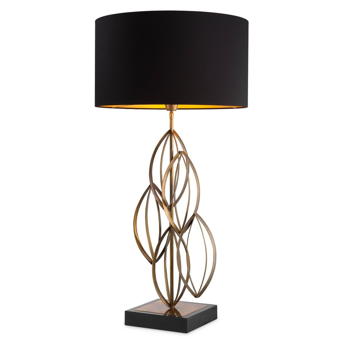 Table Lamp Bellamont Vintage Brass Finish Incl Shade Eichholtz