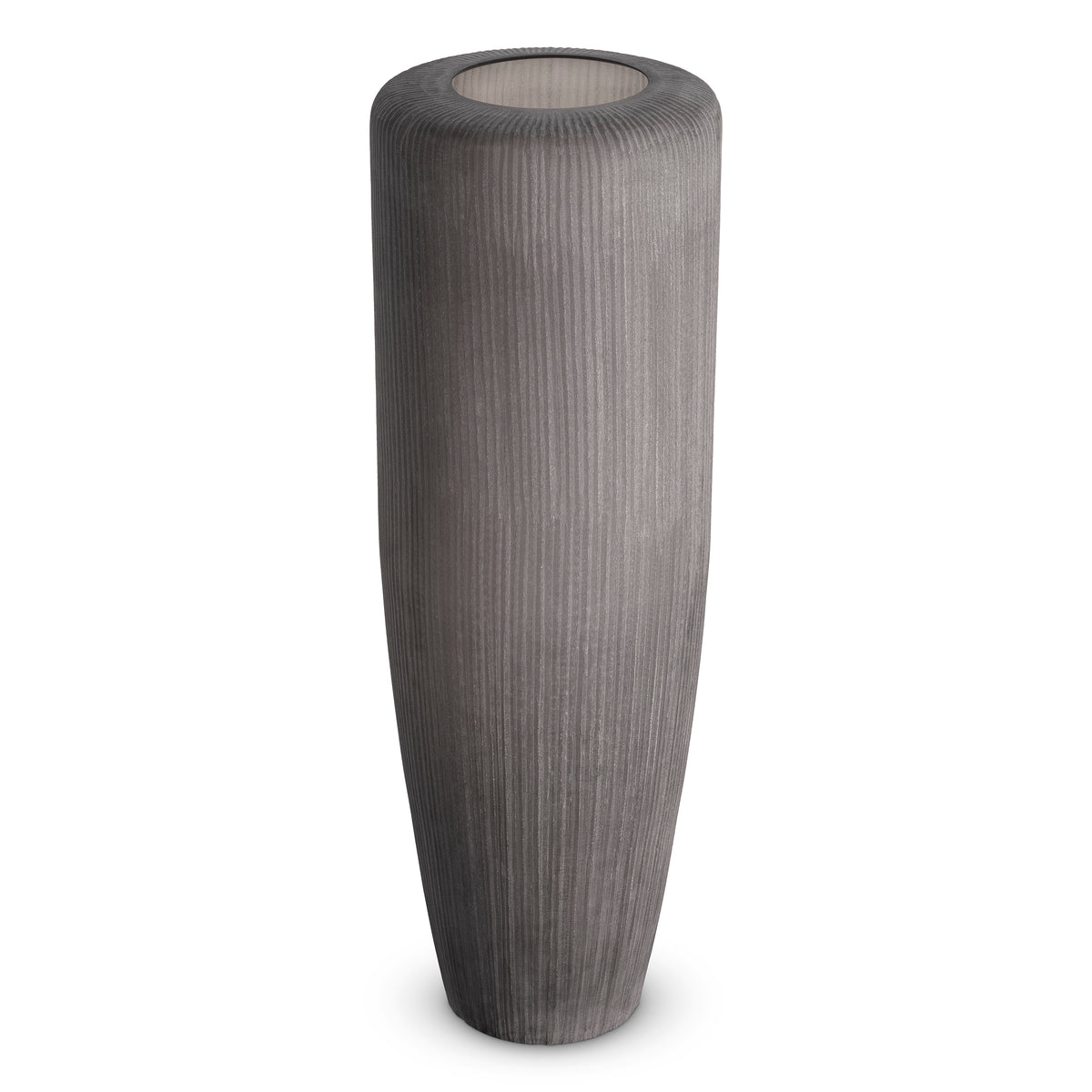Vase Isandro Xl Stone Finish Glass Eichholtz