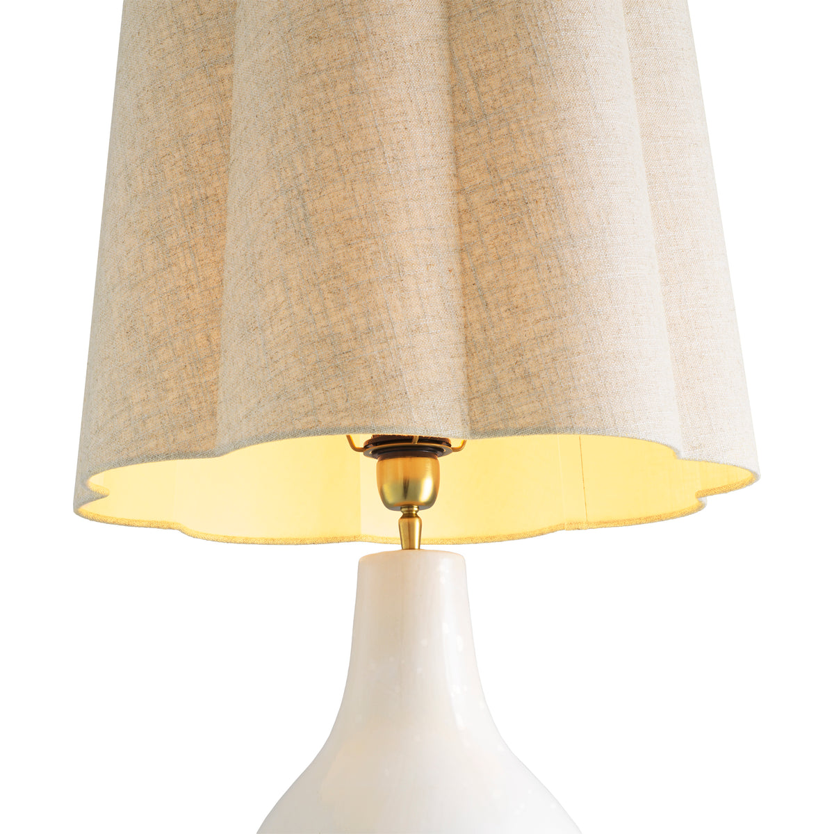 Table Lamp Beatriz White Finish Incl Shade Eichholtz