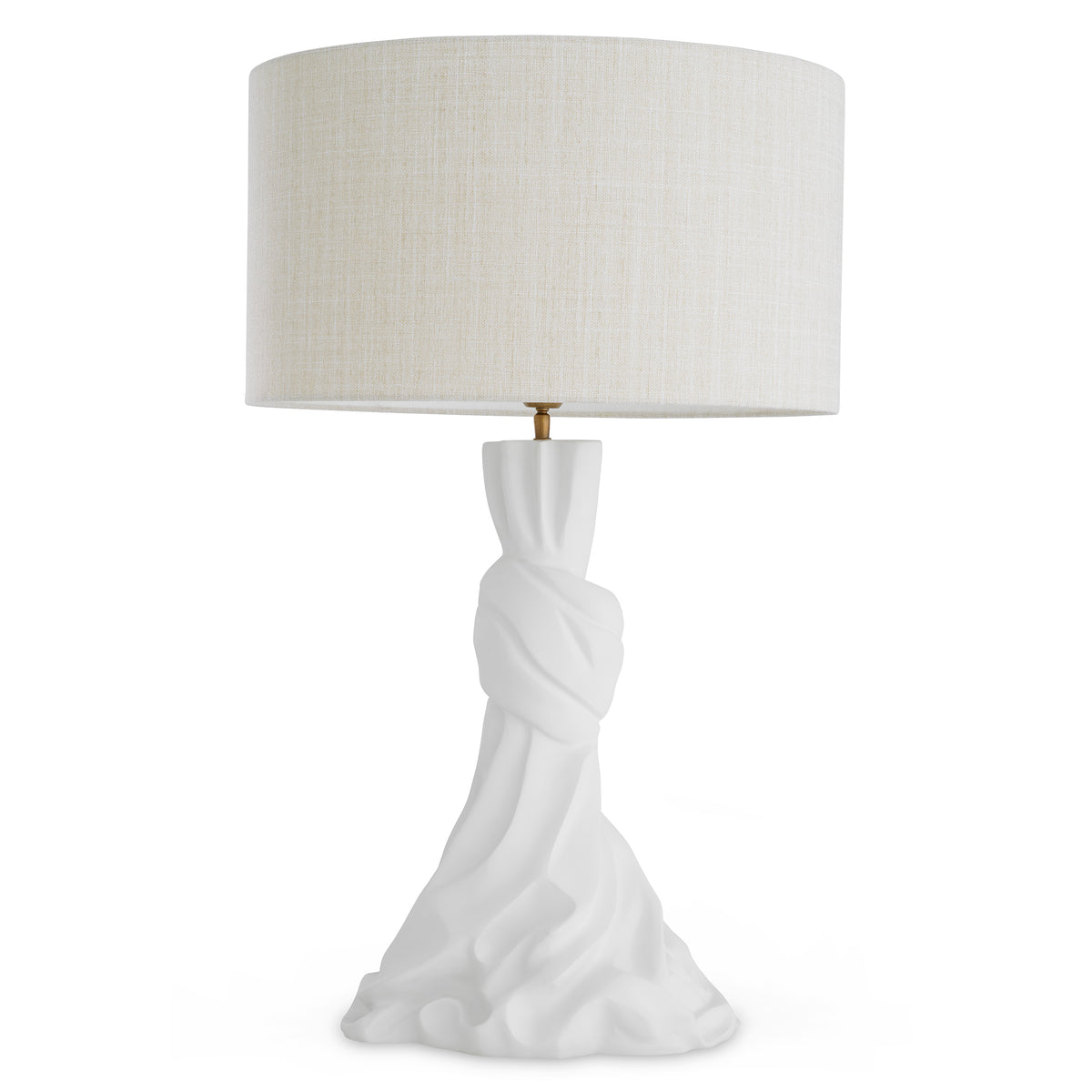 Table Lamp Banyan White Finish Incl Shade Eichholtz